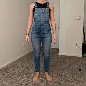 Madewell Skinny Overalls: The Drop Hem Edition